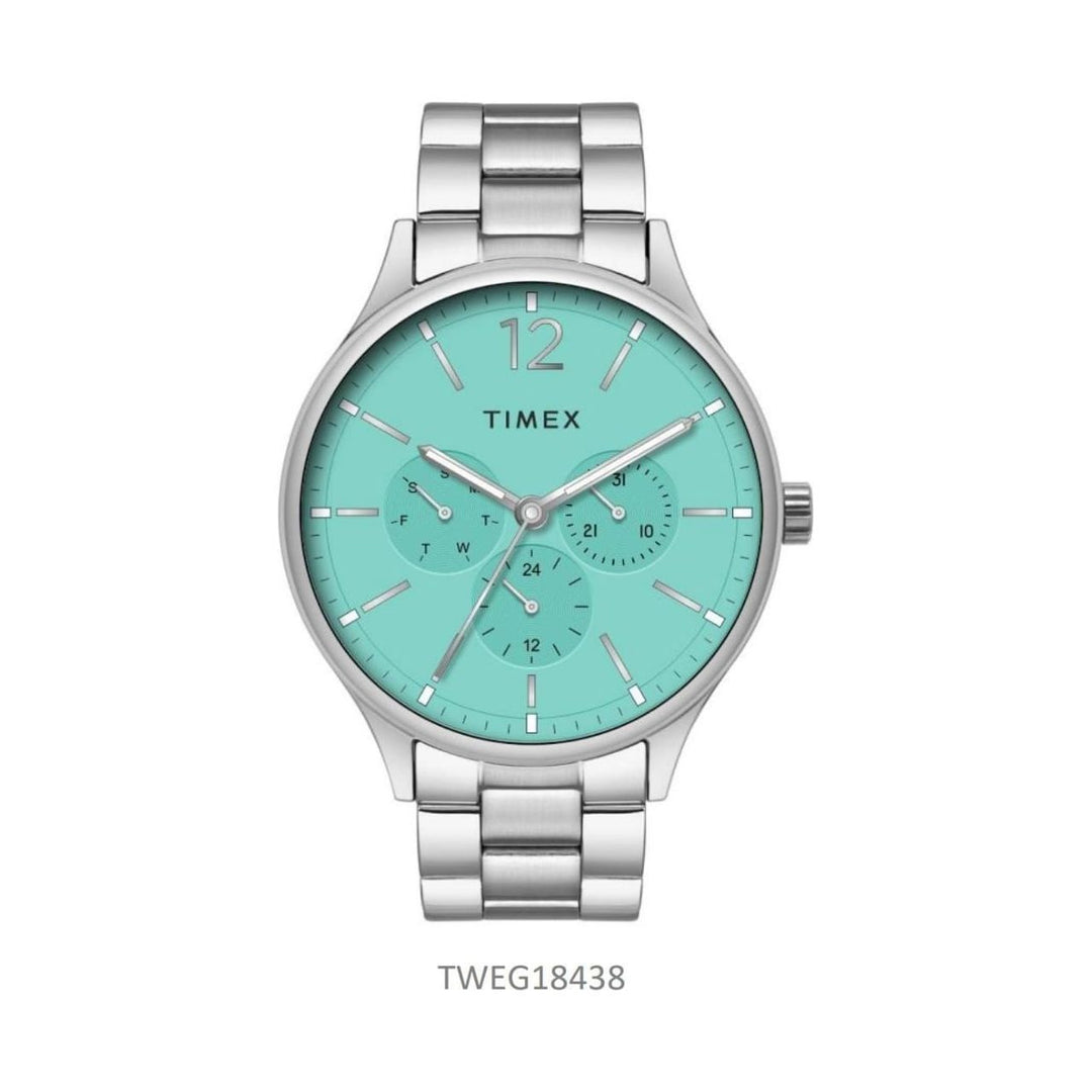 Timex Tiffany Blue Round Dial Men's Watch TWEG18438
