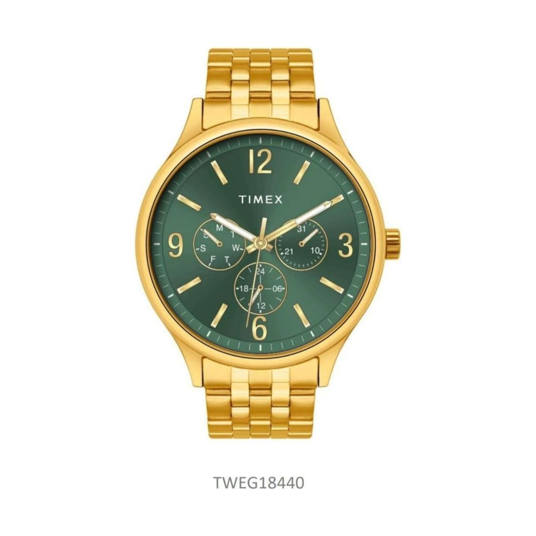Timex Arabic and markers Green Dial Astrological  Men's Watch TWEG18440