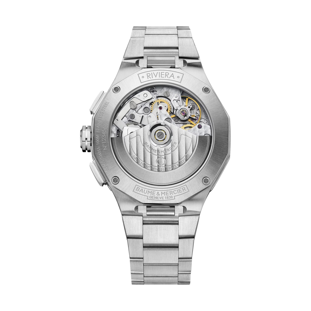 Baume &amp; Mercier Riviera 10825 Automatic Chronograph 41MM Black Dial