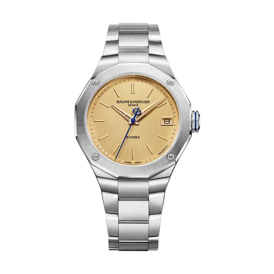 Baume Mercier Riviera 10822 Automatic Yellow Men&