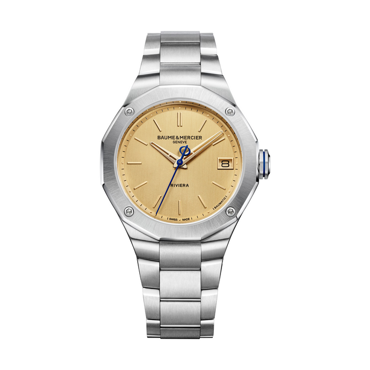 Baume Mercier Riviera 10822 Automatic Yellow Men&