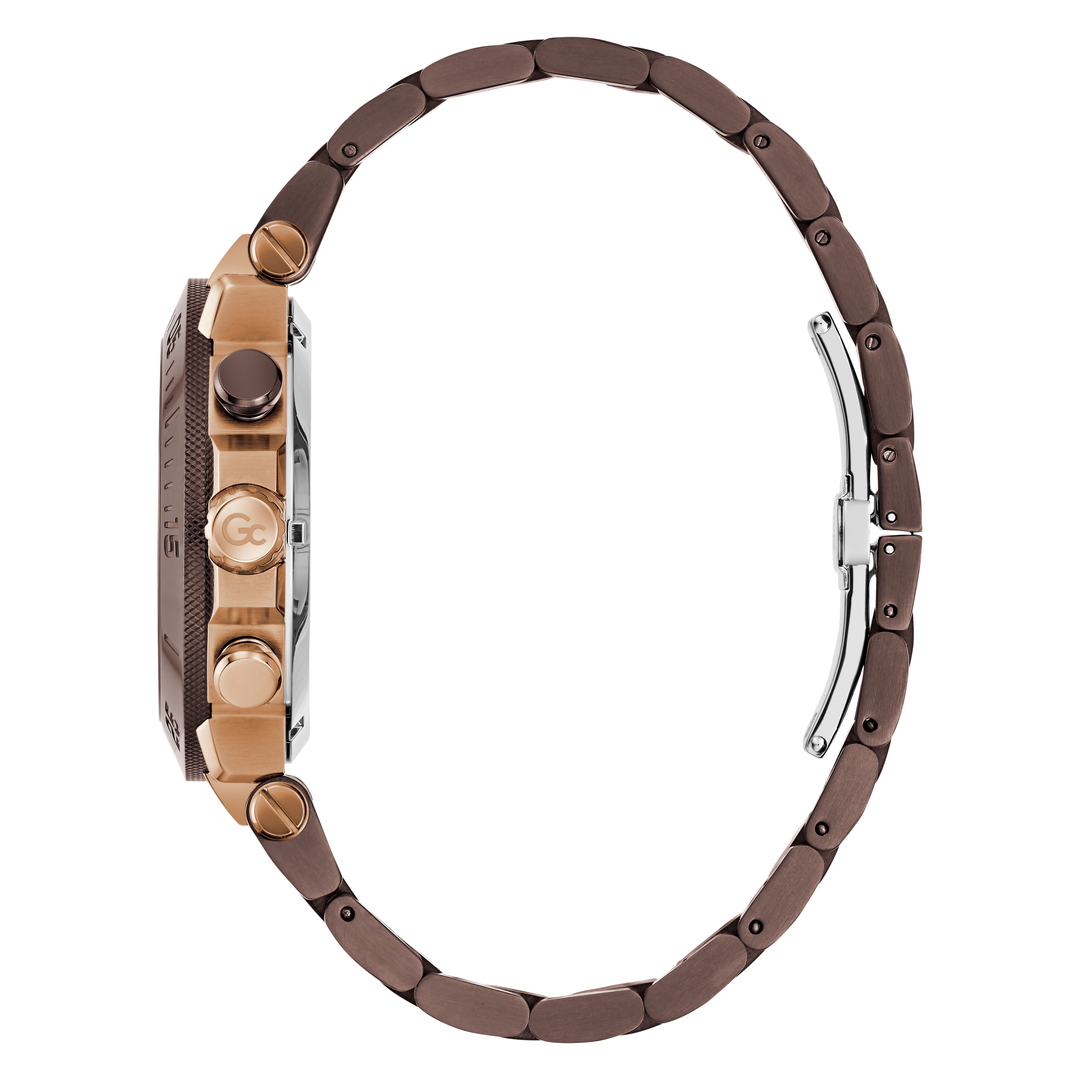 Gc One Chrono Metal Rose Gold Men's Watch with Tachymeter