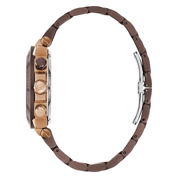 Gc One Chrono Metal Rose Gold Men's Watch with Tachymeter