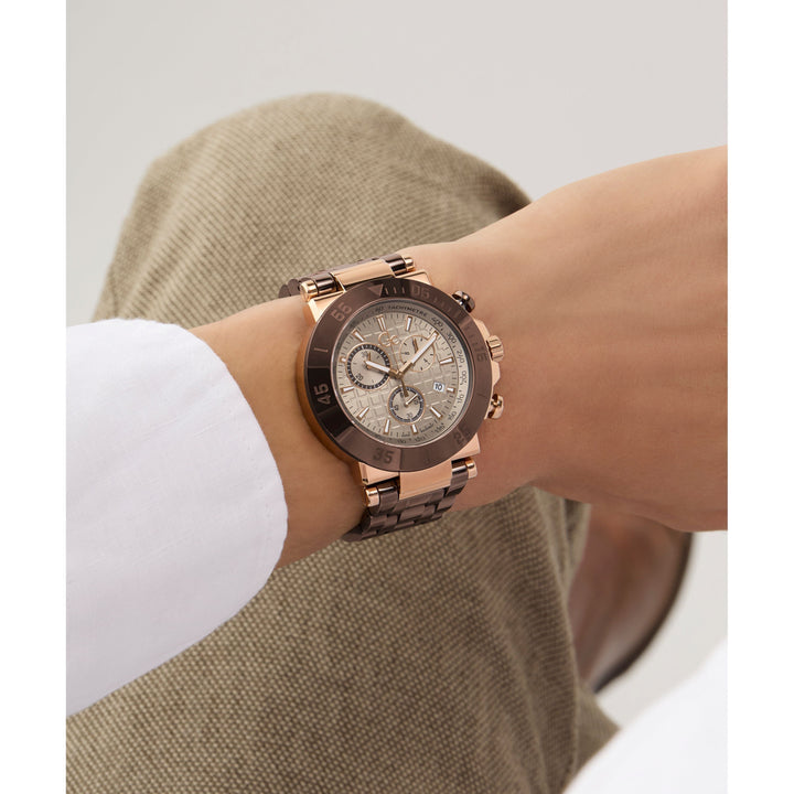 Gc One Chrono Metal Rose Gold Men's Watch with Tachymeter