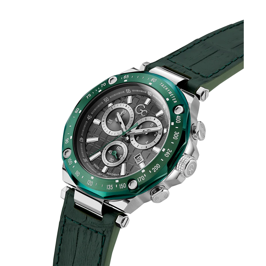 Gc Spirit Sport Men Grey Round Dial Analog Watch Y81011G5MF