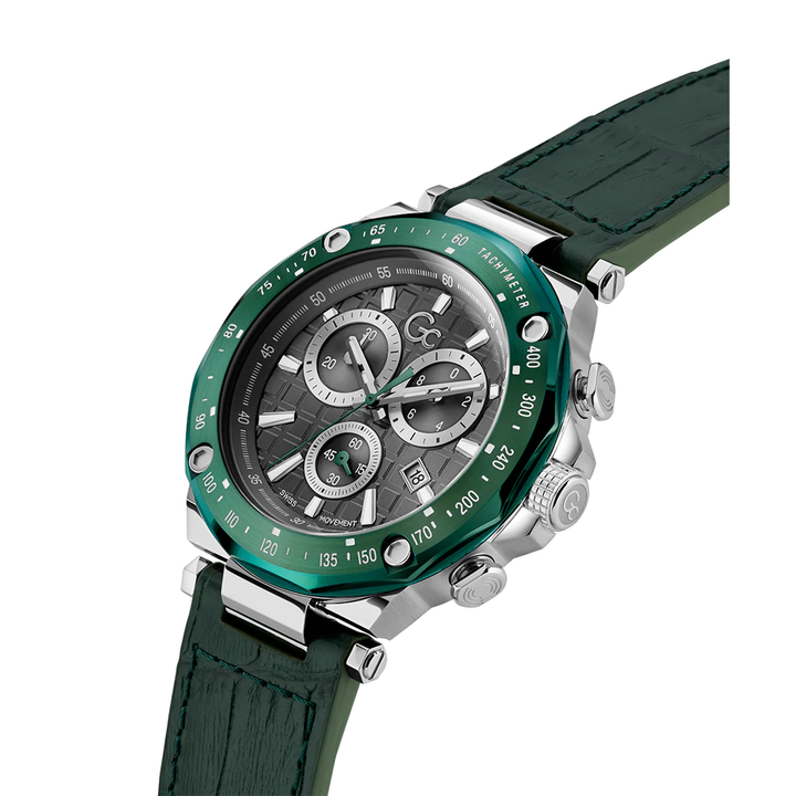 Gc Spirit Sport Men Grey Round Dial Analog Watch Y81011G5MF