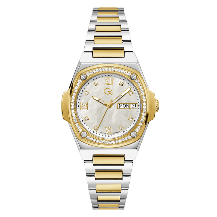 Gc Coussin Shape Lady Large Size Metal Y98008L1MF