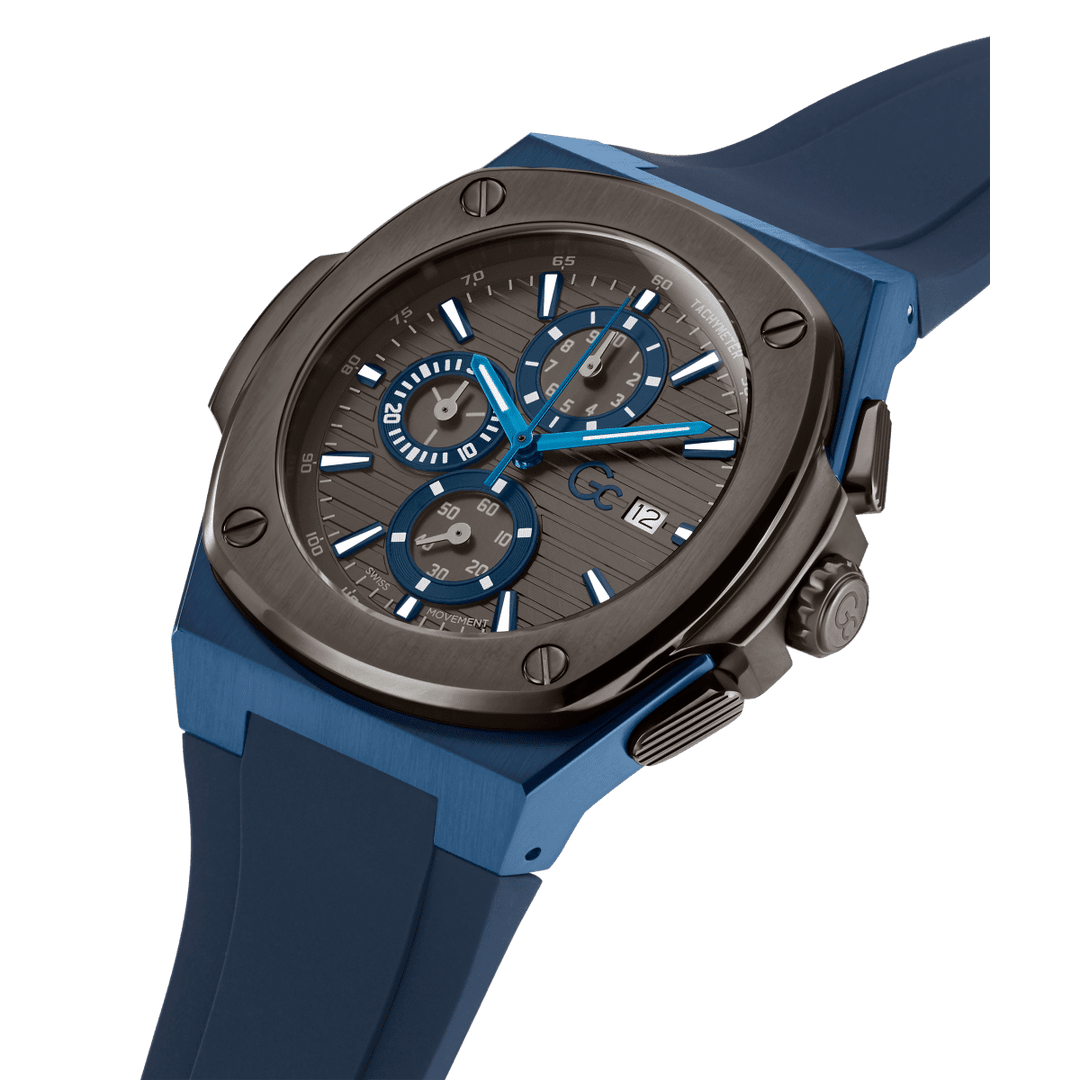 Gc Coussin Shape Chrono Silicone Y99004G5MF