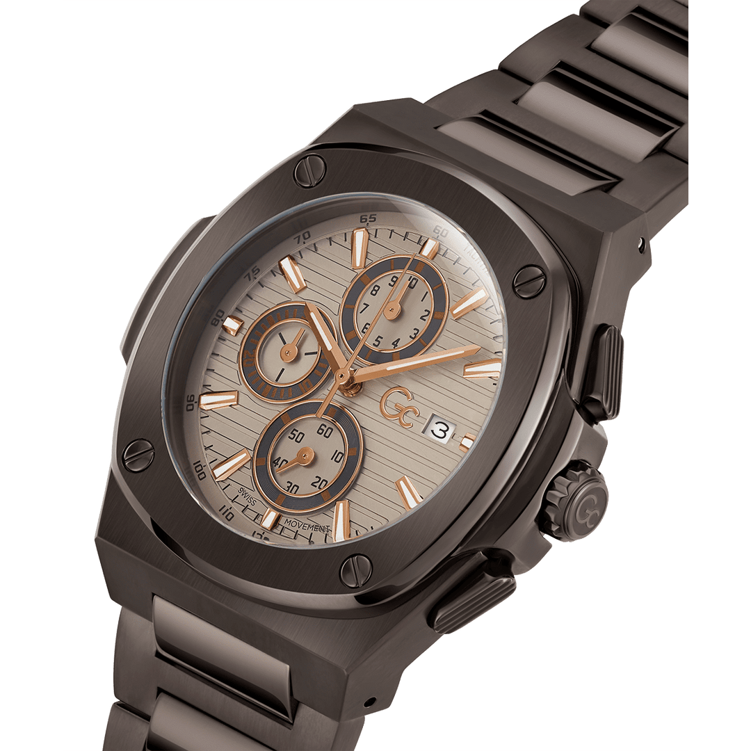 Gc Coussin Shape Chrono Metal Y99013G1MF