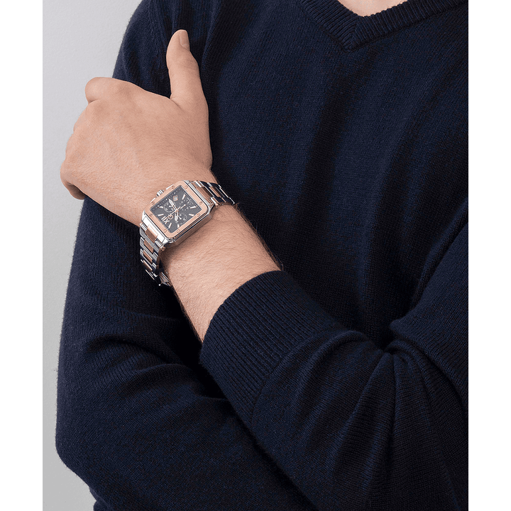 Gc Couture Square Mens Chrono Metal Z08001G2MF