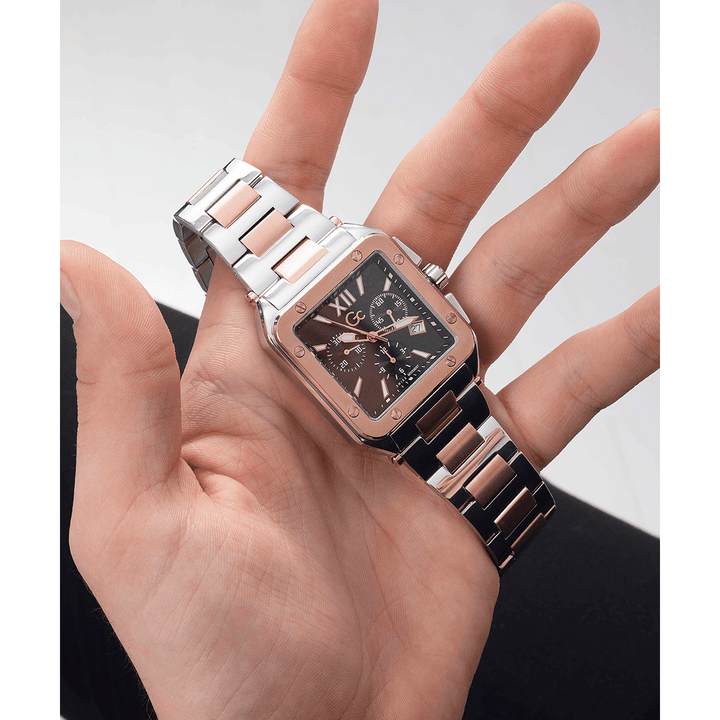 Gc Couture Square Mens Chrono Metal Z08001G2MF