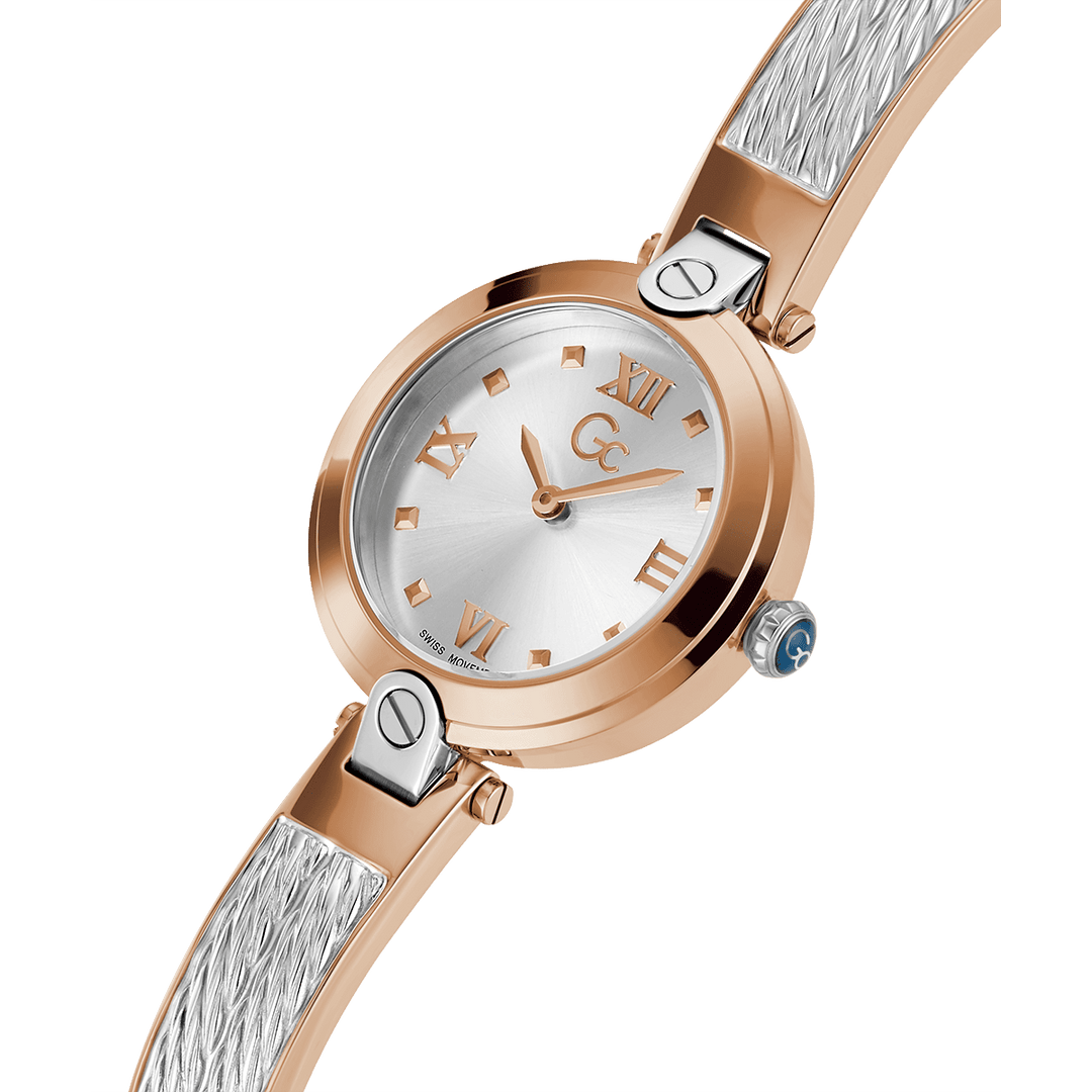 Gc Fusion Bangle Cable Small Size Metal Z09001L1MF