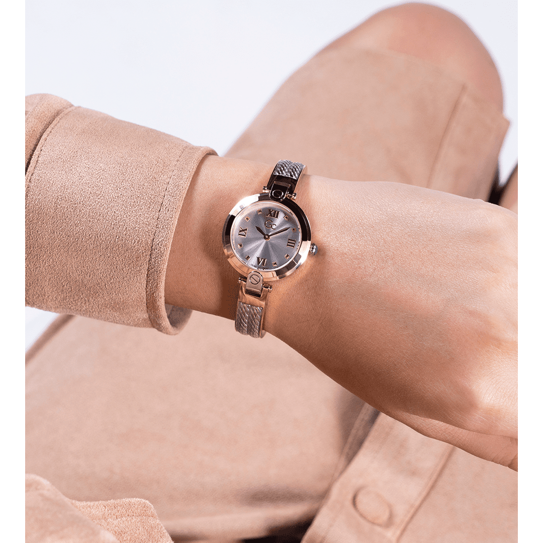 Gc Fusion Bangle Cable Small Size Metal Z09001L1MF