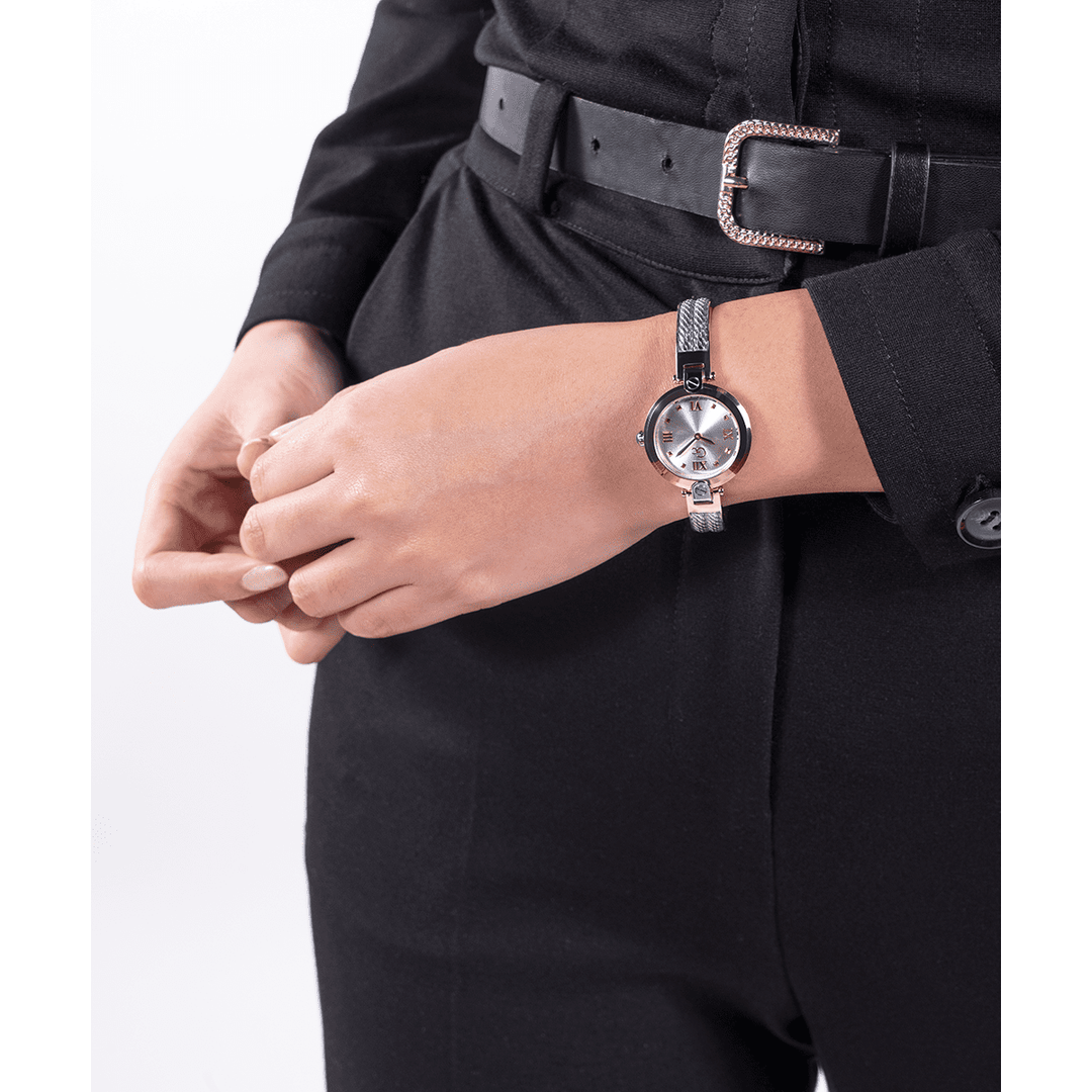 Gc Fusion Bangle Cable Small Size Metal Z09002L1MF