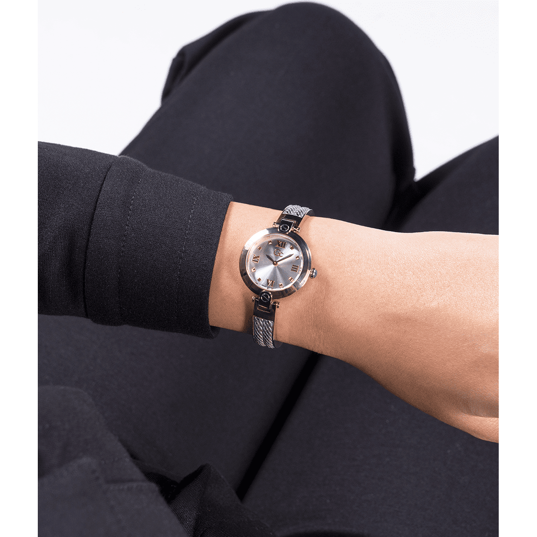 Gc Fusion Bangle Cable Small Size Metal Z09002L1MF