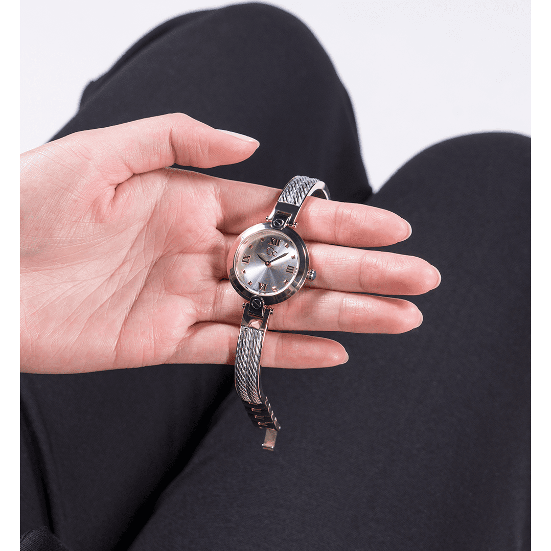 Gc Fusion Bangle Cable Small Size Metal Z09002L1MF