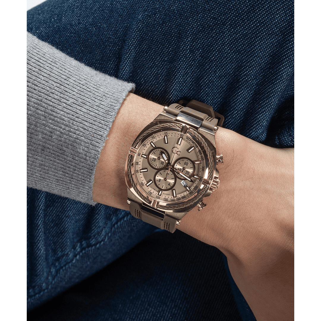 Gc IronClass Chrono Silicone Z32004G1MF