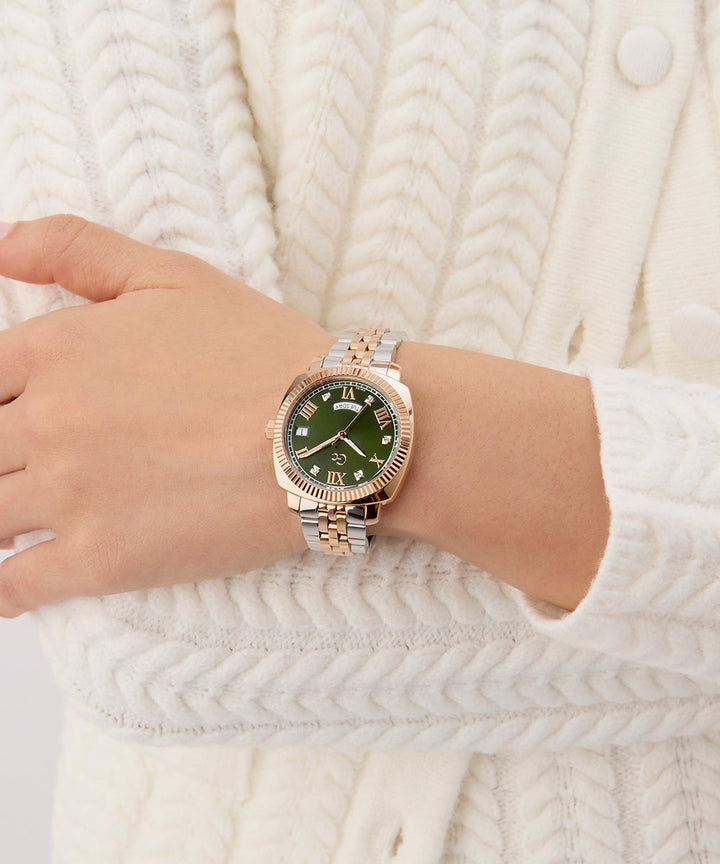 Gc Watch Flair Coussin Lady Z44004L3 Green Dial Women&