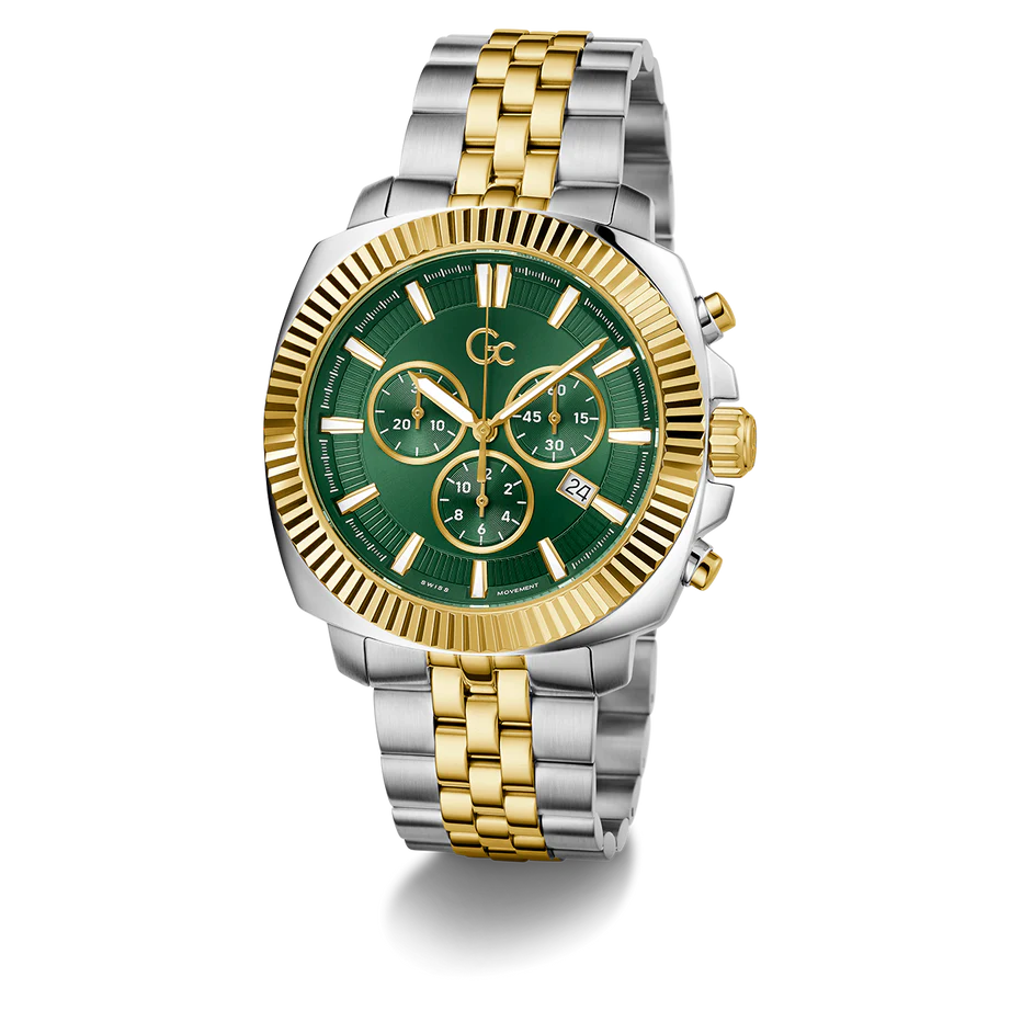 Gc Flair Coussin Chronograph Watch for Men Z46002G9MF