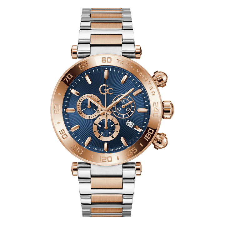 GC Men Dial & Stainless Steel Straps Analogue Watch Z50002G7MF