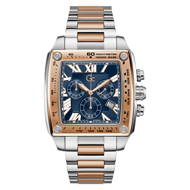 Gc RetroFit Chrono Metal Watch with Bold Style and Comfort