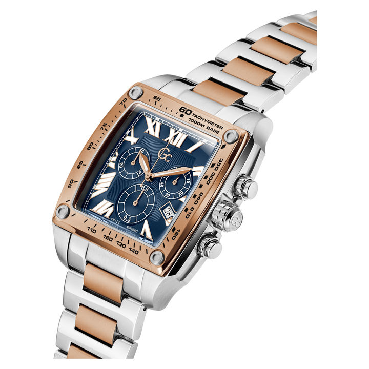 Gc RetroFit Chrono Metal Watch with Bold Style and Comfort
