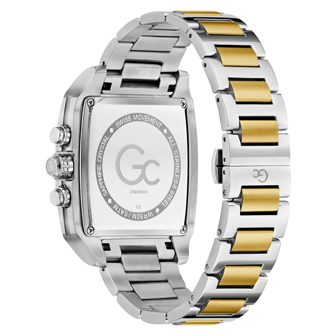 Gc RetroFit Chrono Metal Watch - Bold Design for Stylish Men