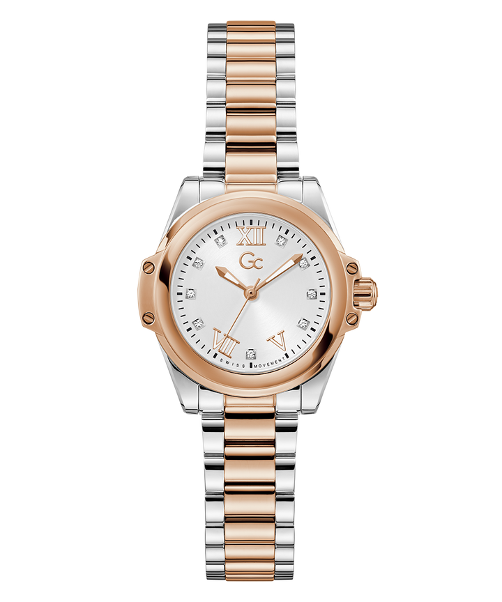 Gc Watch Bolt Lady Z58001L1 White Dial Women&