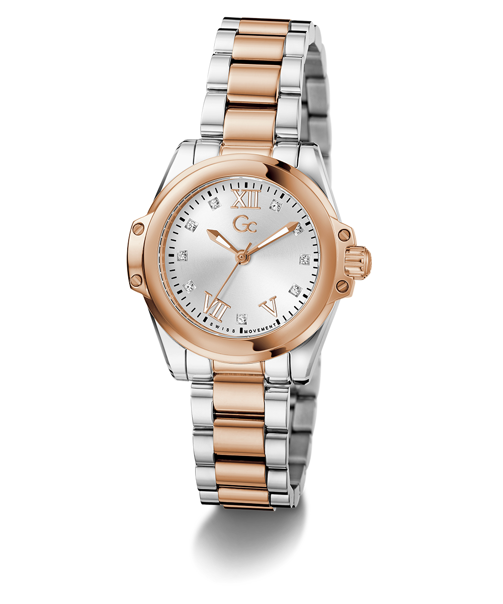 Gc Watch Bolt Lady Z58001L1 White Dial Women&