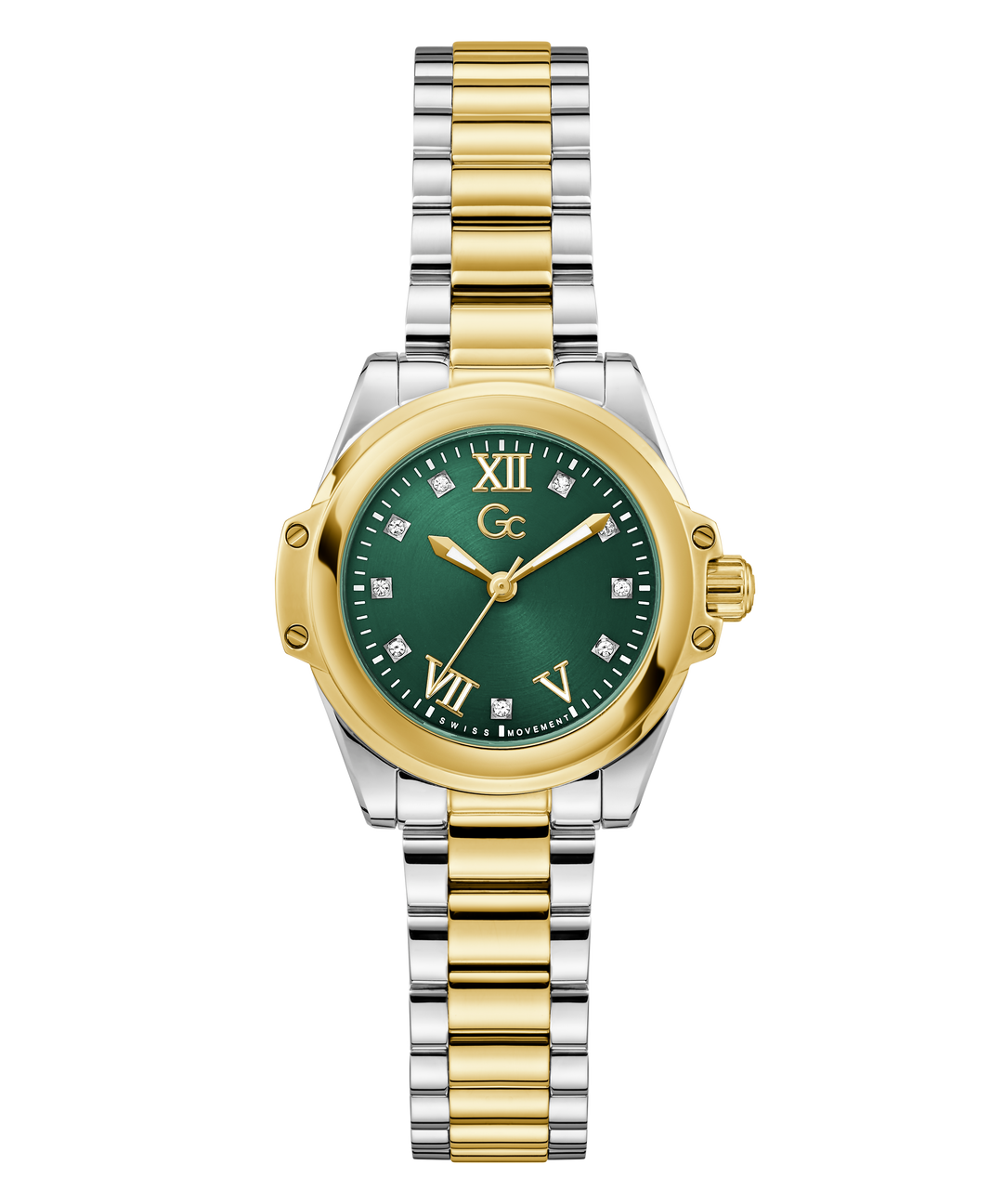 Gc Watch Bolt Lady Z58002L9 Green Dial Women&