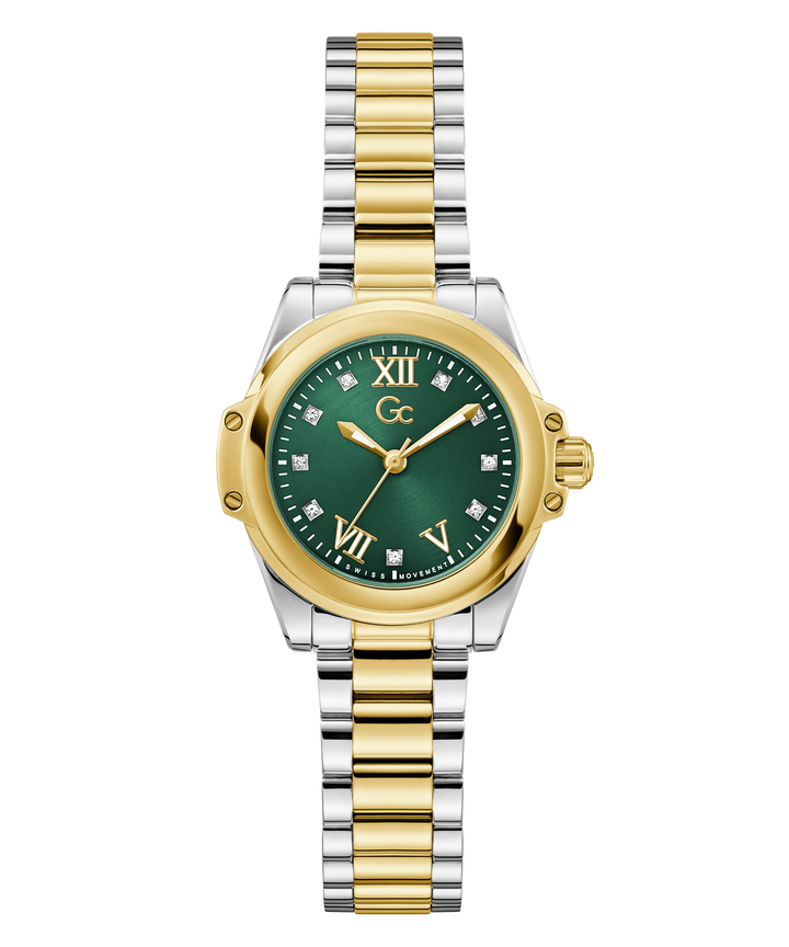 Gc Watch Bolt Lady Z58002L9 Green Dial Women&