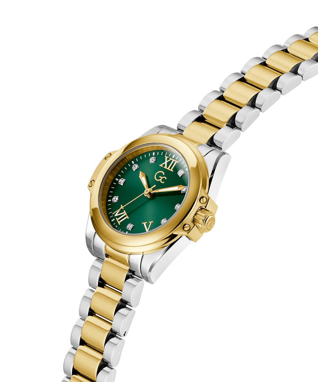 Gc Watch Bolt Lady Z58002L9 Green Dial Women&
