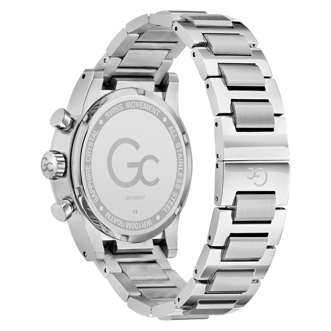 Gc Gallant Chrono Metal Elegant Men's Watch with Blue Dial