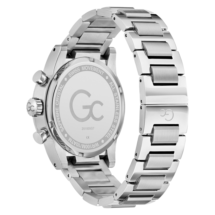 Gc Gallant Chrono Metal Elegant Men's Watch with Blue Dial