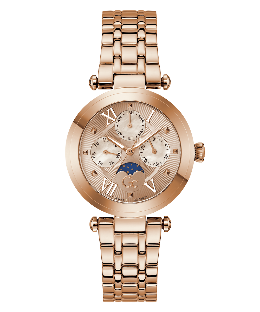 Gc Watch Topchic Z62003L3 Rose Gold Dial Women&