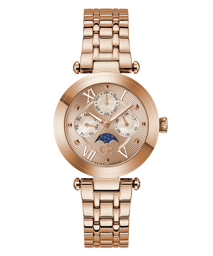 Gc Watch Topchic Z62003L3 Rose Gold Dial Women&