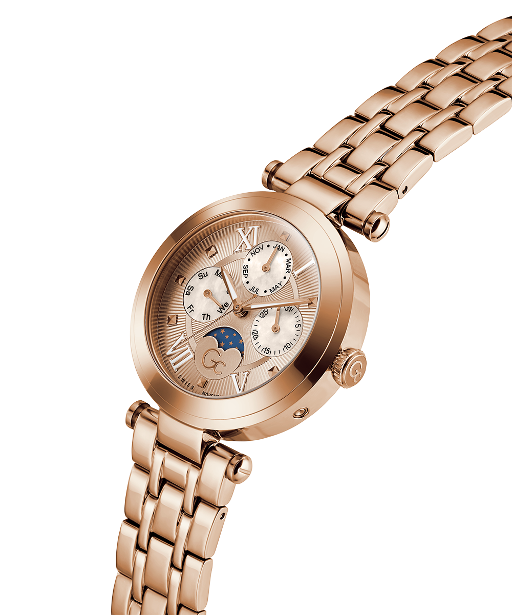 Gc Watch Topchic Z62003L3 Rose Gold Dial Women&