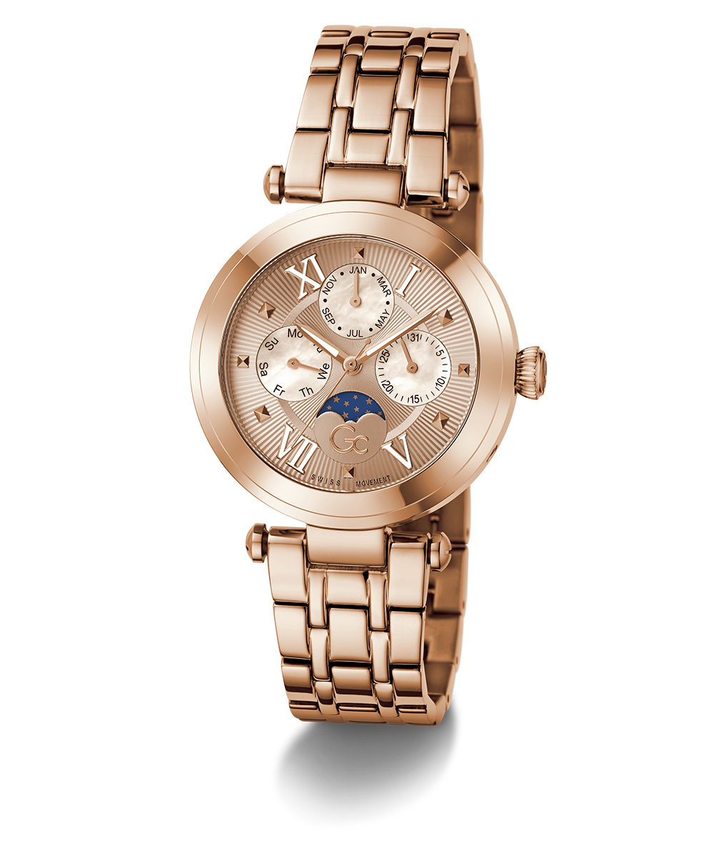 Gc Watch Topchic Z62003L3 Rose Gold Dial Women&
