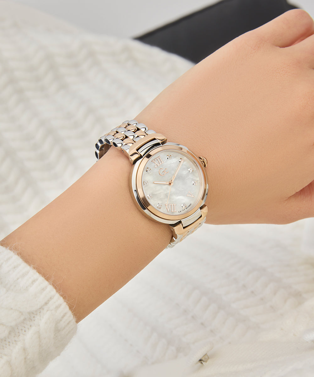 Gc Watch Allure Z64001L1 Mother of Pearl Dial Women&