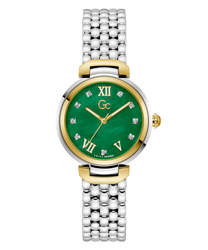 Gc Watch Allure Z64002L1 Green Dial Women&