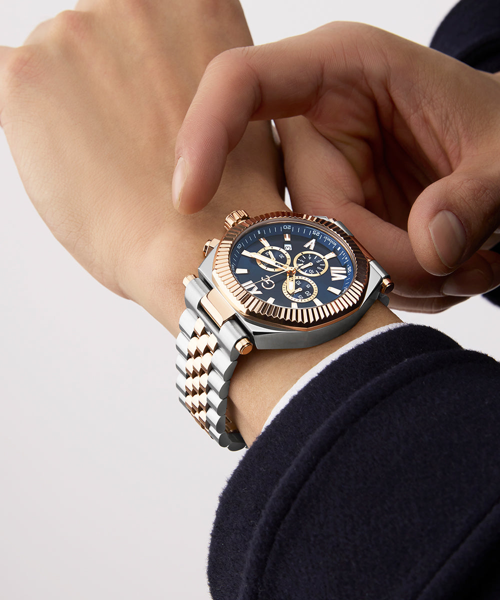 Gc Watch Atlas Z66002G7 Blue Dial Men&