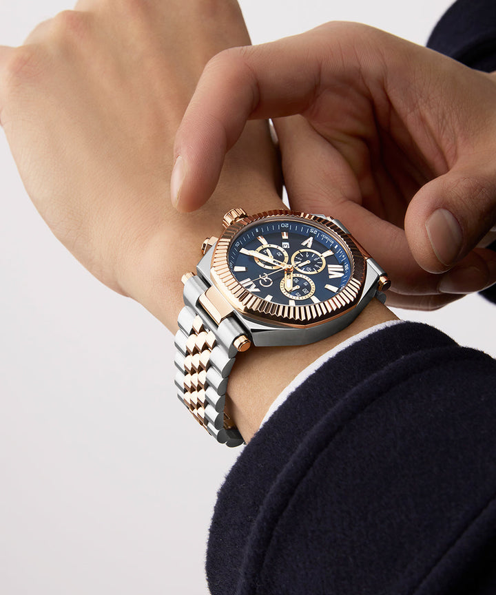 Gc Watch Atlas Z66002G7 Blue Dial Men&