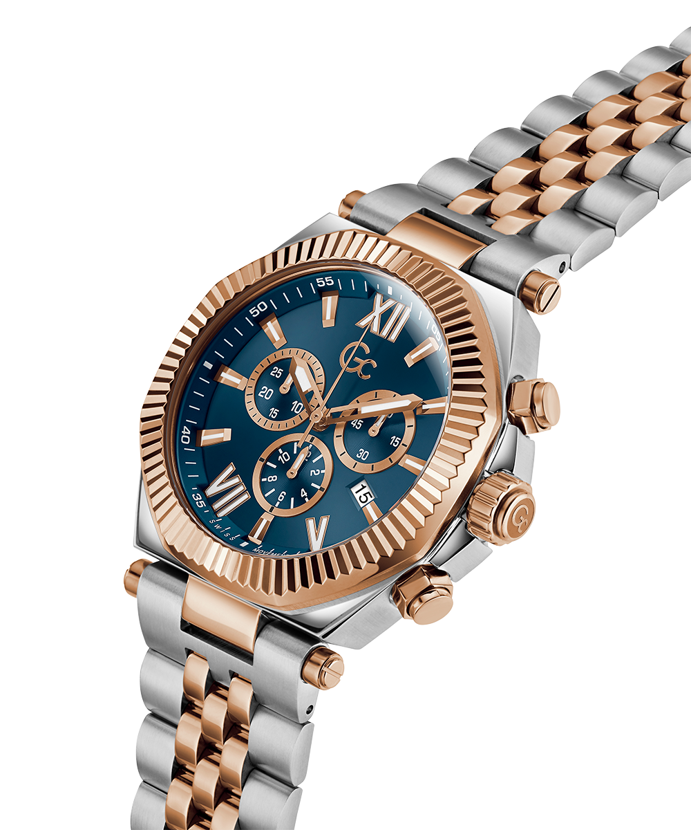 Gc Watch Atlas Z66002G7 Blue Dial Men&