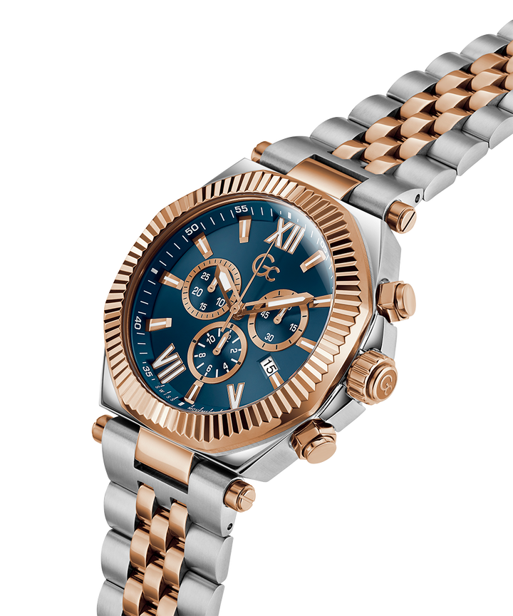 Gc Watch Atlas Z66002G7 Blue Dial Men&