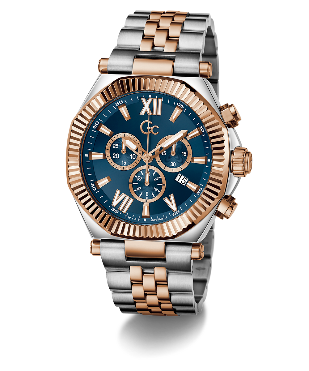 Gc Watch Atlas Z66002G7 Blue Dial Men&