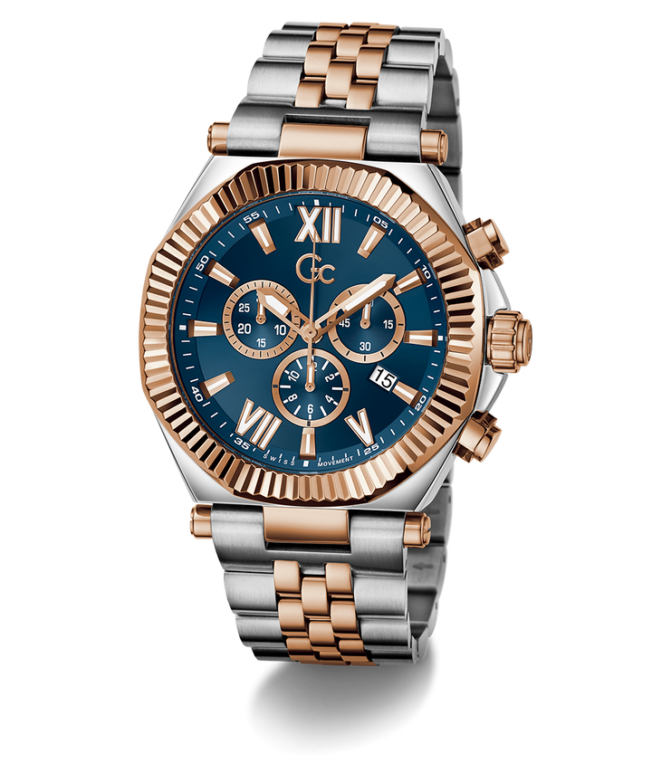 Gc Watch Atlas Z66002G7 Blue Dial Men&
