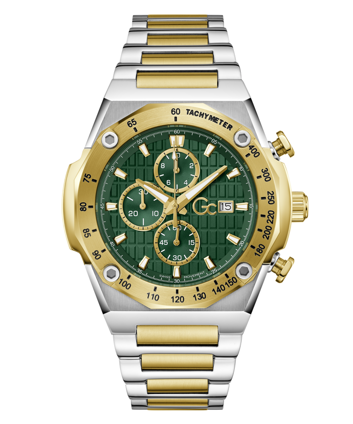 Gc Watch Idolsport Z68006G9 Green Dial Men&