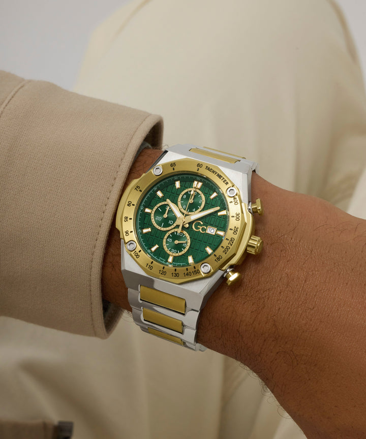 Gc Watch Idolsport Z68006G9 Green Dial Men&