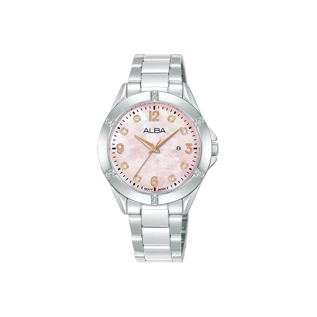 Alba AH7EW9X1 Pink Dial Women&