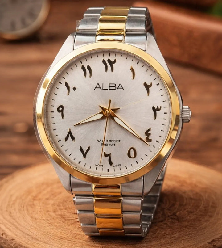 Alba ARX158X1 White Dial Men&